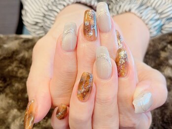 トリーシア(Nail & Beauty Salon Tri-xia)/フリーアート10本