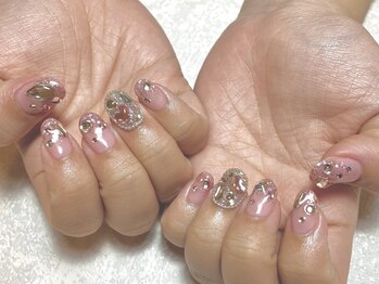 ルア(lua.)/キラキラ埋め尽くしネイル*