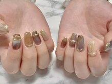 ハナネイル(はなNAIL)の雰囲気（#ニュアンス#オフィス#持ち込みアート）