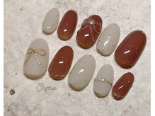 シェリエ(Cherie)/リボン/ニュアンスネイル