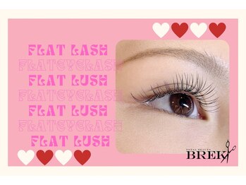 トータルビューティーブレイク 四日市ときわ店(TOTAL BEAUTY BREK)/フラットラッシュ60分コース