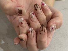 プラス サード(Plus 3rd)/バレンタインネイル by tomoe.i