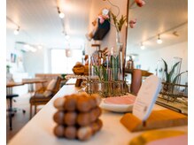 こだわりの店内