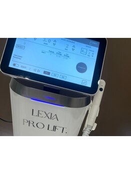 マシンメニューにこだわりあり