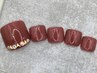 【フット】7月￥7480★ポイントネイル(ケア込パラジェル変更別途550円)