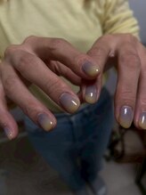 ラテネイル(Latte nail)/pale　gradation