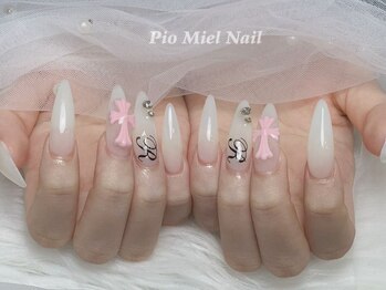 ピオミエルネイル 新宿(pio miel nail)/うる艶クロムネイル