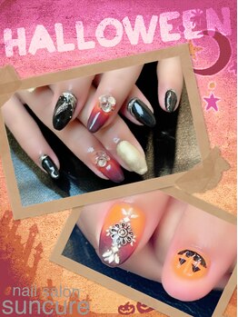 ハロウィンネイル