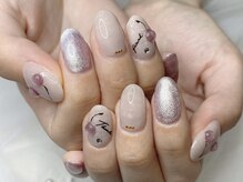 ネイル スパ ココプラス(Nail spa Cocoplus)/マグネットのさくらんぼネイル