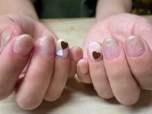 アミュリー ネイル アトリエ(Amury nail atelier)/ハート チョコ ゆめかわ 