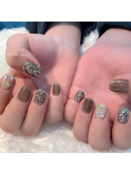 リッシュ ドゥ(RICHE deux)/ラストツイードネイル