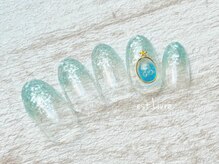 エストリブレ(estLivre)/ラメ＆バブルアート