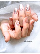 アトリエ クク(atelier cucu)/シェル囲みマグネット