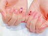 【ジェルネイル】《hand》アート2本付 (オフ＆ケア込）￥7700