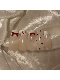 ハートドット×ガーリーフレンチ