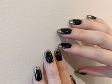ネイルズ ララ(nails Lala)/ブラック×ミラー