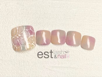 エストラッシュアンドネイル 銀座店(est lash&nail)/フットフラワーネイル