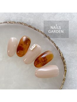 ネイルズガーデン(NAILS GARDEN)/べっ甲ネイル