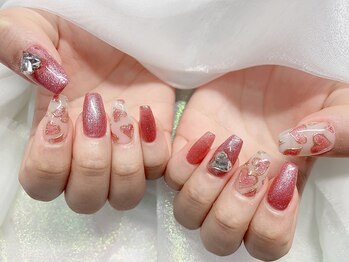 モルフォネイル(Morpho nail)/#キラキラネイル