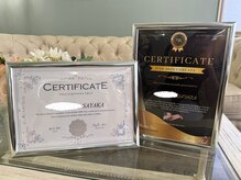 ROMA PINK本部より正式な認定を受け施術を行っております。