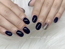 アトリエ アイハ(aiha)/ネイビーデザイン