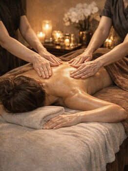 ギャシェット(Gachette)の写真/【極上のダブルケア】2人のセラピストが織りなす贅沢な時間をお届け[銀座/肩こり/リンパマッサージ/新橋]