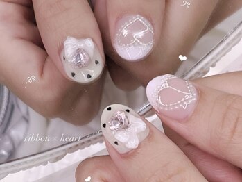 nail salon mimi【4月上旬 NEW OPEN（予定）】/ハートネイル