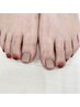 【foot】ワンカラー1色(ラメ選択OK)ご新規様他店オフ無料!