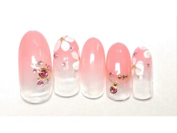 ネイルサロン 爪/春ネイル