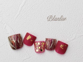 ネイルサロン ブランロール 白金店(Nail Salon Blanl'or)/マットmixキラキラネイル☆