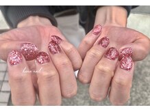 ハナネイルアンドアイラッシュ(hana nail & eyelash)/ラメワンカラー