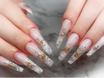 ネイル サロン クレージュ(COURREGES)の写真/【神宮前駅すぐ】高技術で”失敗しない”nailsalon♪【スカルプワンカラー¥5,800/スカルプフレンチ¥9,800】