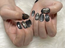 ネイルアンドアイラッシュサロン エスポアール(nail&eyelash salon espoir)/ＢＬＡＣＫ　ＭＡＧ