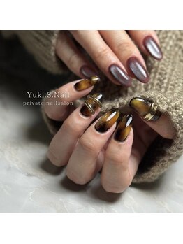 ユキ エス ネイル(Yuki.S.Nail)/ジェルネイル &nbsp;べっ甲ネイル 