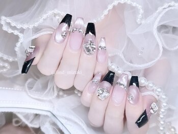 リンドネイル バイ モカ アンド ララ(Lind nail by moca and LaLa)/【mizuki】ワンホンネイル
