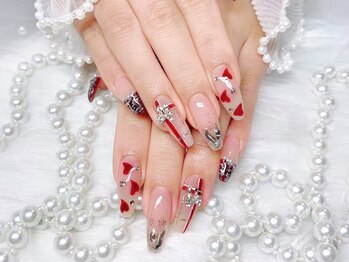 メイク 池袋(Meik)/冬チェックネイル