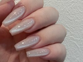 繊細シルキーブラックネイル