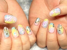 ホロフラワーネイル