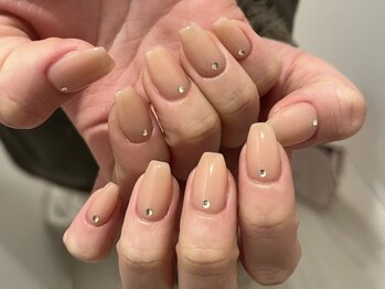 ヌーディーシンプルネイル