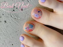 ベストネイル 池袋東口店(Best Nail)/持ち込み花埋め