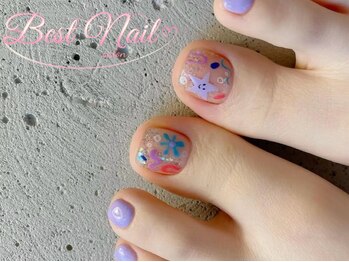 ベストネイル 池袋東口店(Best Nail)/持ち込み花埋め