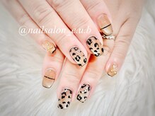イーユービー(E.U.B)/ヒョウ柄ネイル【ひばりヶ丘】
