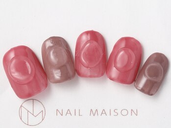 ネイルメゾン 池袋店(NAIL MAISON)/ぽこぽこワンカラー¥8050