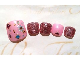 キラキラストーンネイル￥9600