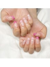 ミントリーフ バイ リート(Mint leaf by Reat)/ピンクフレンチネイル