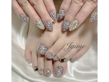 ネイルサロン ジェイム(NAIL SALON Jaime)の雰囲気（フットネイルと同じデザインも♪）