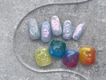 ジョアアンジェ 上本町店(joieange)/バブルネイル