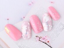 ダッシングディバ 中野マルイ店(DASHING DIVA)/桜ネイル　14850円（税込）