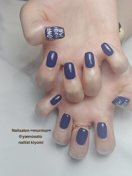 マーマ 八戸ノ里店(murmur)/ネイビーネイル