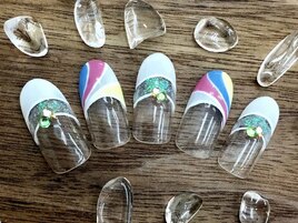 プッチ柄フレンチデザイン